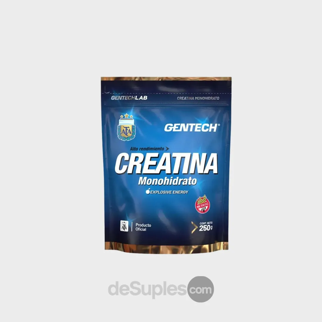 Creatina Monohidrato Gentech 250g Neutro